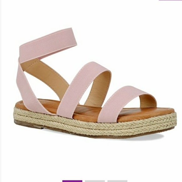 Chase + Chloe Shoes - Chase & Chloe Mauve Sandals
